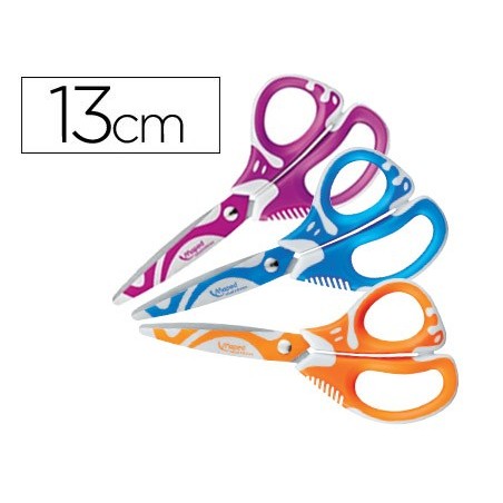 Tijera escolar maped zenoa fit 13 cm