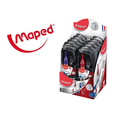 Compas maped 305811 con adaptador y estuche de minas