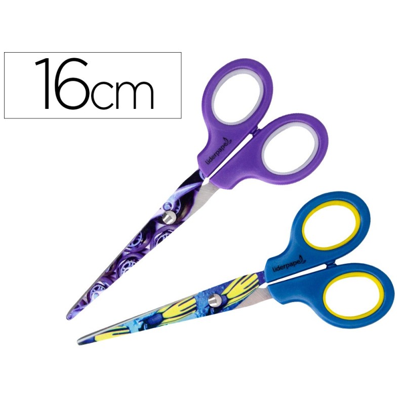 Tijera liderpapel x-games 16cm unidad Tijera liderpapel x-games 16cm unidad