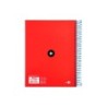 Cuaderno espiral a5 micro antartik tapa forrada120h 90gr cuadro 5mm 5 bandas 6 taladros colores surtidos