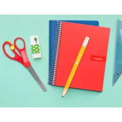 Tijera liderpapel 15 cm con resorte para facilitar el corte unidad