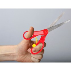 Tijera liderpapel 15 cm con resorte para facilitar el corte unidad