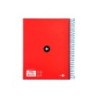 Cuaderno espiral a5 micro antartik tapa forrada 120 h 100g horizontal 5 bandas6 taladros colores surtidos