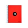 Cuaderno espiral a5 micro antartik tapa forrada 120 h 100g horizontal 5 bandas6 taladros colores surtidos