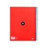 Cuaderno espiral a4 micro antartik tapa forrada 120h 90 gr horizontal 5 bandas 4 taladros colores surtidos
