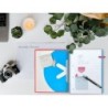 Cuaderno espiral a4 micro antartik tapa forrada 120h 90 gr horizontal 5 bandas 4 taladros colores surtidos
