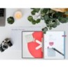 Cuaderno espiral a4 micro antartik tapa forrada 120h 90 gr liso con bandas 4 taladros color negro