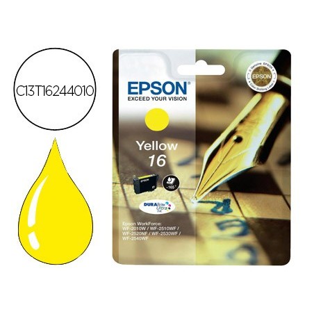 Ink-jet epson 16 wf2010w wf2510wf wf2520nf wf2530wf wf2540wf amarillo 175 pag