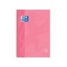 Bloc espiral oxford tapa extradura microperforado din a4 80 hojas cuadros 5 mm color rosa dulce