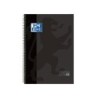 Bloc espiral oxford european book tapa extradura din a4 80 hojas cuadricula 5 mm color gris