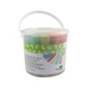 Tiza color liderpapel para suelo cubilete de 20 unidades colores surtidos