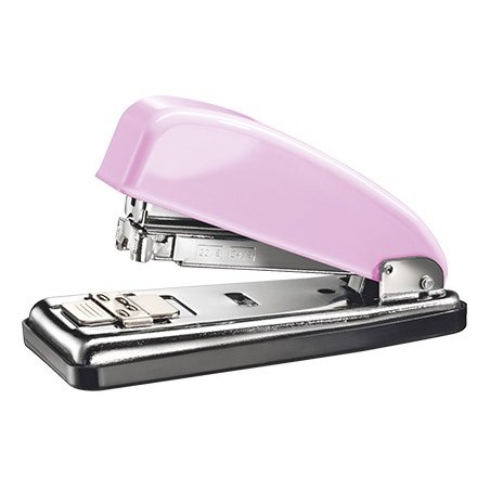 Grapadora petrus 226 rosa strawberry cream capacidad 30 hojas