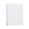 Funda multitaladro q-connect din a5 100 mc cristal 6 taladros bolsa de 10 unidades