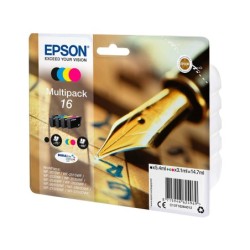 Ink-jet epson 16 multipack workforce wf-2010w wf-2510wf wf-2520nf wf-2530wf wf-2540wf negro amarillo cian y magenta