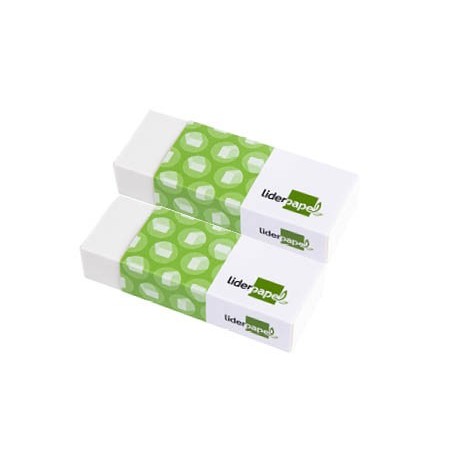 Goma de borrar liderpapel blanca unidad