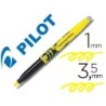 Rotulador pilot frixion light fluorescente borrable punta defibra color amarillo