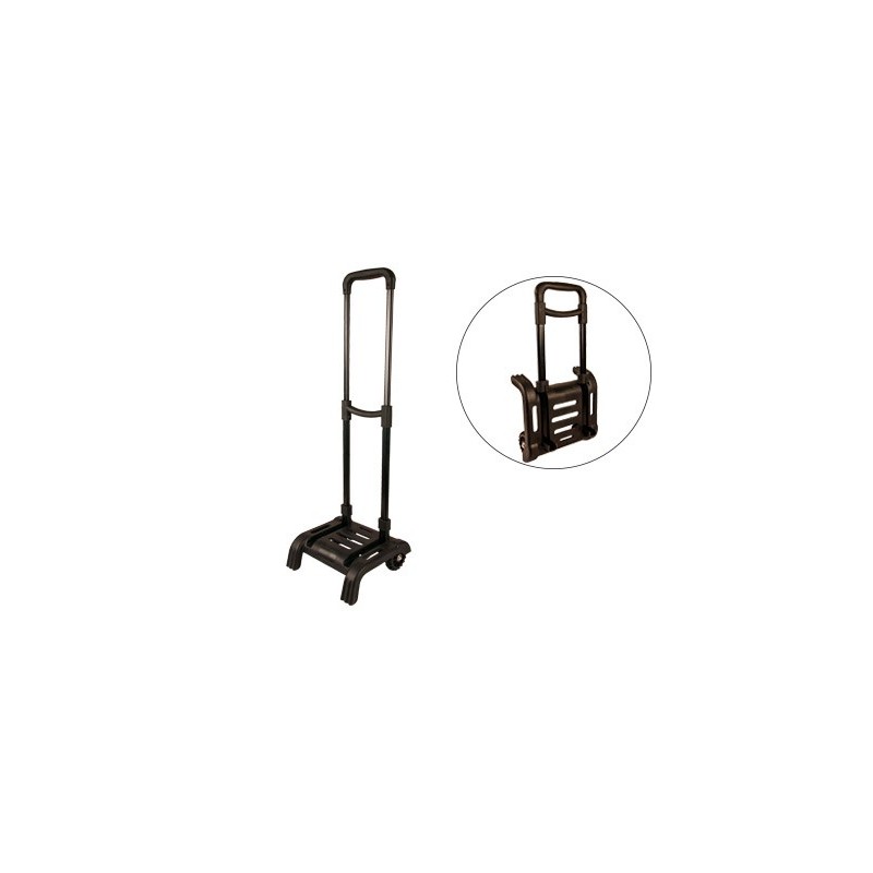 Carro portamochilas liderpapel plegable negro 860x280x260 mm