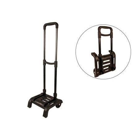 Carro portamochilas liderpapel plegable negro 860x280x260 mm