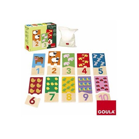 Puzle goula infantil duo 1-10