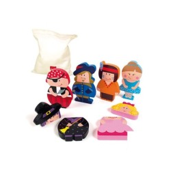 Puzle goula infantil personajes magneticos