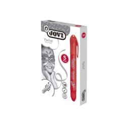 Barra de maquillaje jovi twist make-up rojo caja de 5 unidades