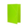 Carpeta liderpapel gomas plastico folio solapas color verde pistacho