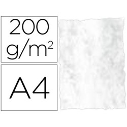 Papel pergamino din a4 troquelado 200 gr color marmoleado gris paquete de 25 hojas