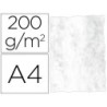 Papel pergamino din a4 troquelado 200 gr color marmoleado gris paquete de 25 hojas