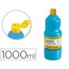 Tempera liquida giotto escolar lavable 1000 ml azul cyan