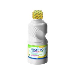Tempera liquida giotto escolar lavable 1000 ml blanco
