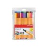 Rotulador stabilo point 88 colores neon estuche 255 unidades