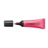 Rotulador stabilo fluorescente 72 rosa neon