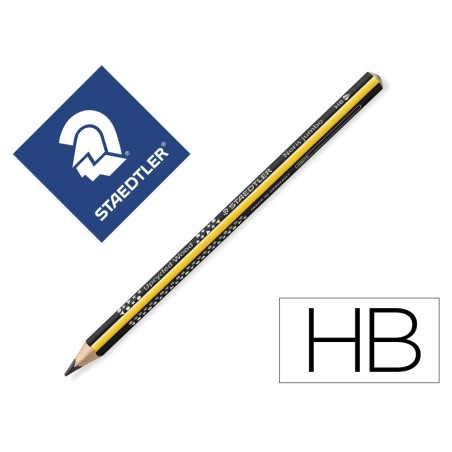 Lapices de grafito staedtler triplus jumbo hb unidad