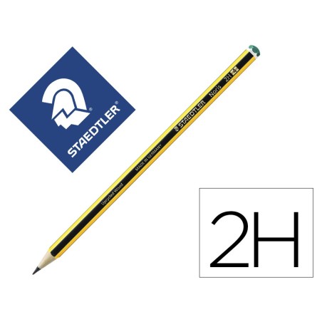 Lapices de grafito staedtler noris n.4 2h unidad