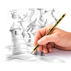 Lapices de grafito staedtler noris n.0 2b unidad