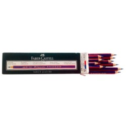 Lapices bicolor faber castell fino hexagonal rojo/azul unidad
