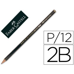 Lapices de grafito faber 9000 2b unidad