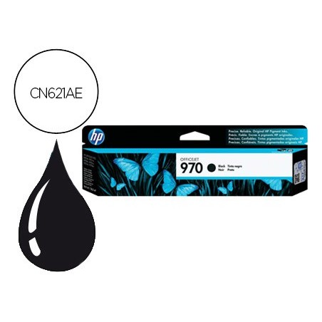 Ink-jet hp 970 x451dn x451dw/551dw x476dn x476dw x576dw negro 3000 pag