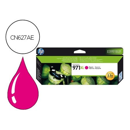 Ink-jet hp 971xl x451dn x451dw/551dw x476dn x476dw x576dw magenta 6600 pag