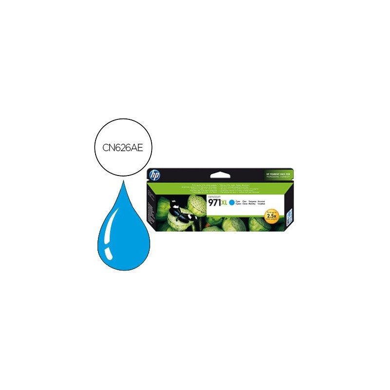Ink-jet hp xl 971xl x451dn x451dw/551dw x476dn x476dw x576dw cian 6600 pag