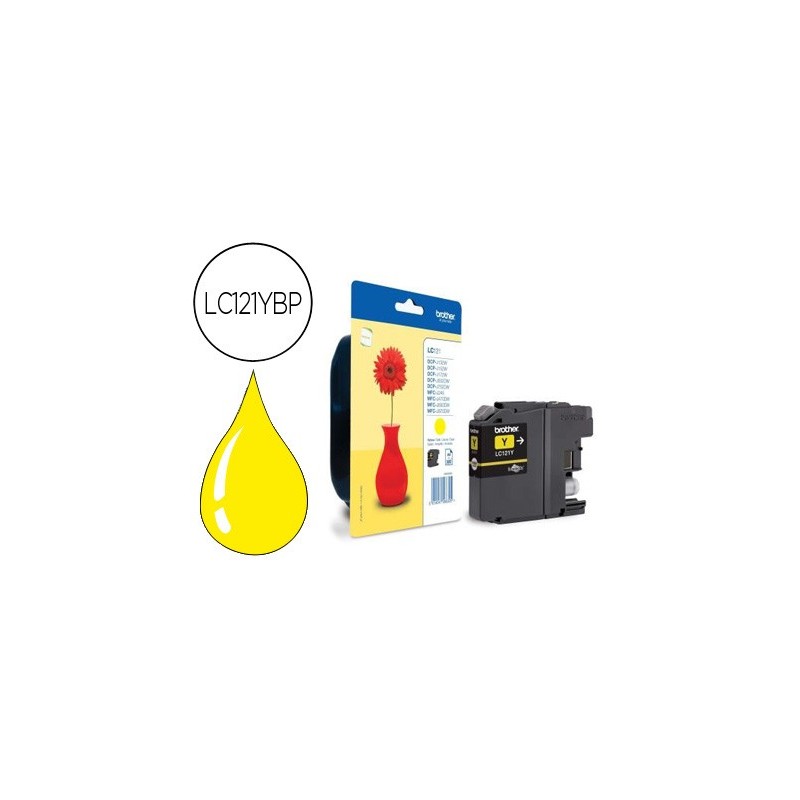 Ink-jet brother dcp-j132w/152w/552dw/752dw mfc-j470dw/650dw/870dw amarillo -300 pag