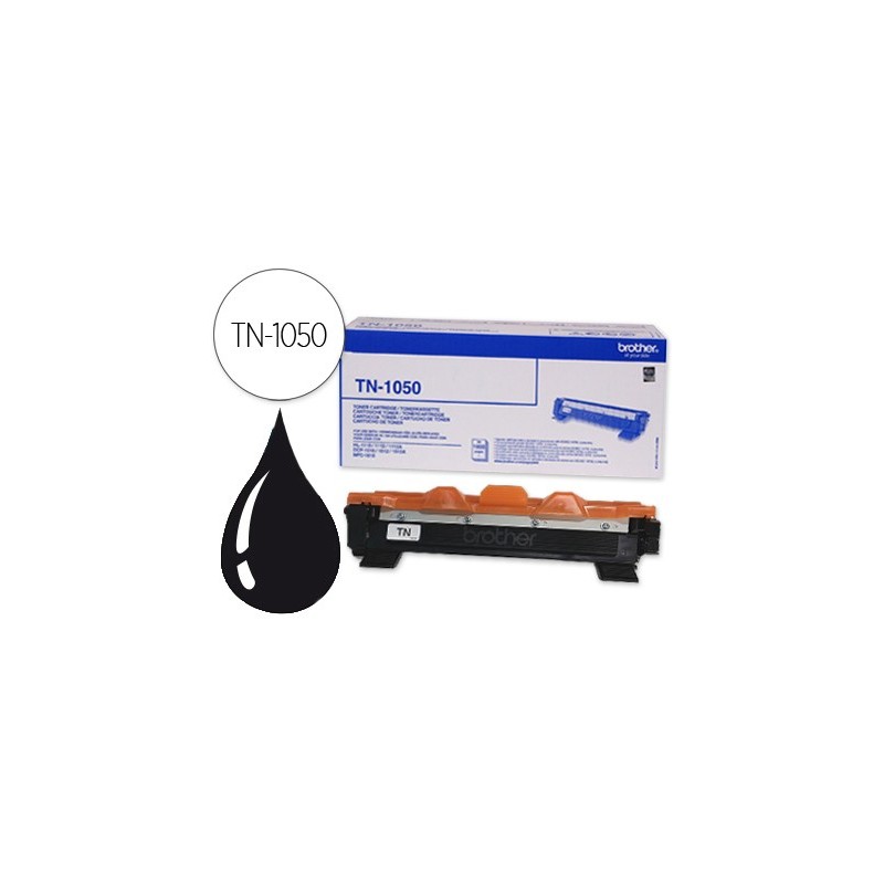 Toner brother tn-1050 hl1110 dcp1510 mfc1810 negro -1000 pag