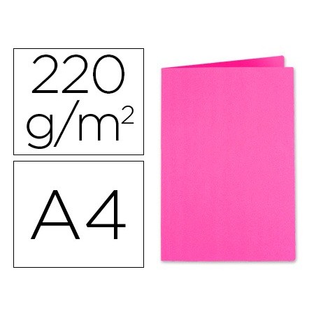 Subcarpeta cartulina exacompta din a4 fucsia 220 gr