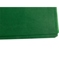 Papel seda liderpapel verde oscuro 52x76cm 18 gr/m2 paquete de 25 hojas
