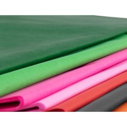 Papel seda liderpapel verde oscuro 52x76cm 18 gr/m2 paquete de 25 hojas