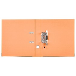 Archivador de palanca liderpapel a4 documenta forrado pvc con rado lomo 52mmnaranja compresor metalico