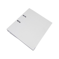 Archivador de palanca liderpapel a4 documenta forrado pvc con rado lomo 52mmblanco compresor metalico