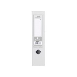 Archivador de palanca liderpapel a4 documenta forrado pvc con rado lomo 75mmblanco compresor metalico