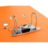 Archivador de palanca liderpapel a4 documenta forrado pvc con rado lomo 75mmnaranja compresor metalico