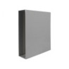 Caja archivador liderpapel de palanca carton folio documenta lomo 75mm color gris